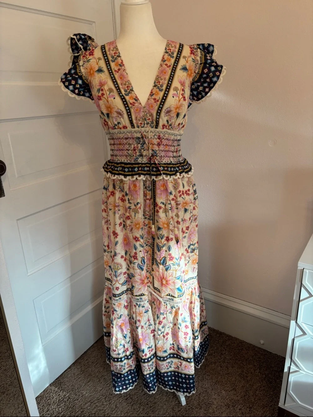 NWT FARM Rio Superbloom Tapestry Maxi Dress - Picture 5 of 12